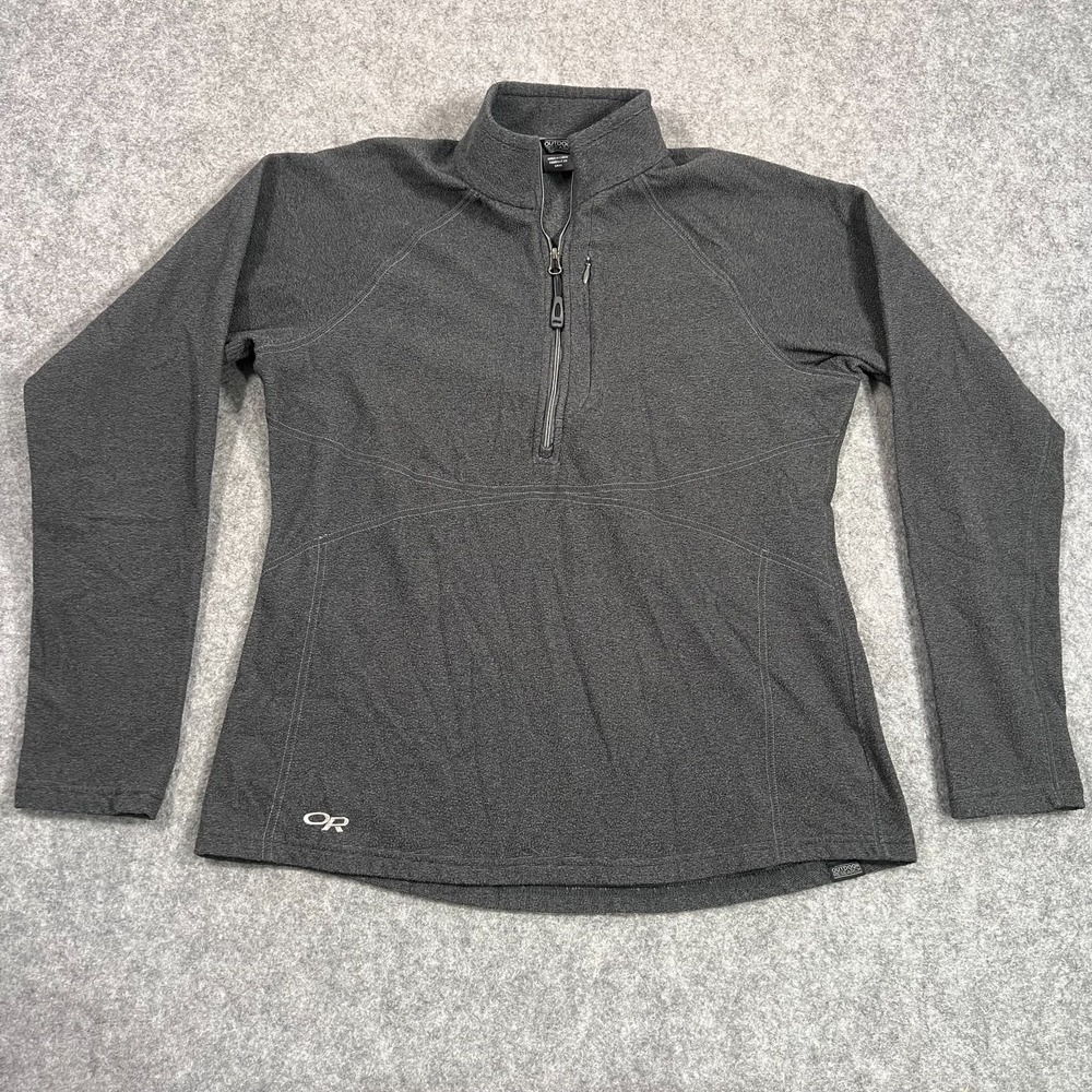 Outdoor Research‎ Charcoal Gray Soleil Pullover Sweatshirt Women's Size Large